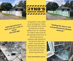 Portfolio: Rynos Asbestos Removal